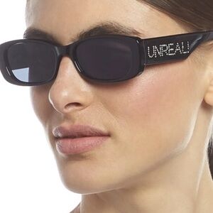Le Specs Glossy Black Sunglasses